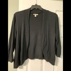 Black sweater cardigan